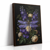 Dragonfly in the Delphinium