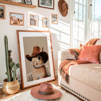 Ranch Rabbit Tips His Leather Crown