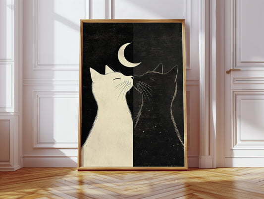 Moonlit Tales Of Two Cats