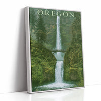 Multnomah Falls Forest Bridge