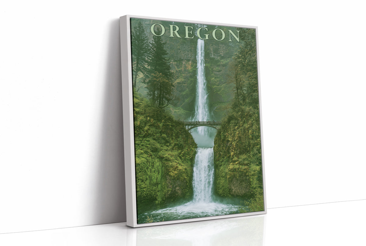 Multnomah Falls Forest Bridge