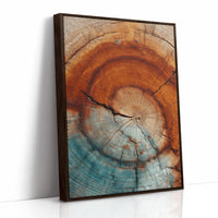 Rings of Time in Ember and Teal