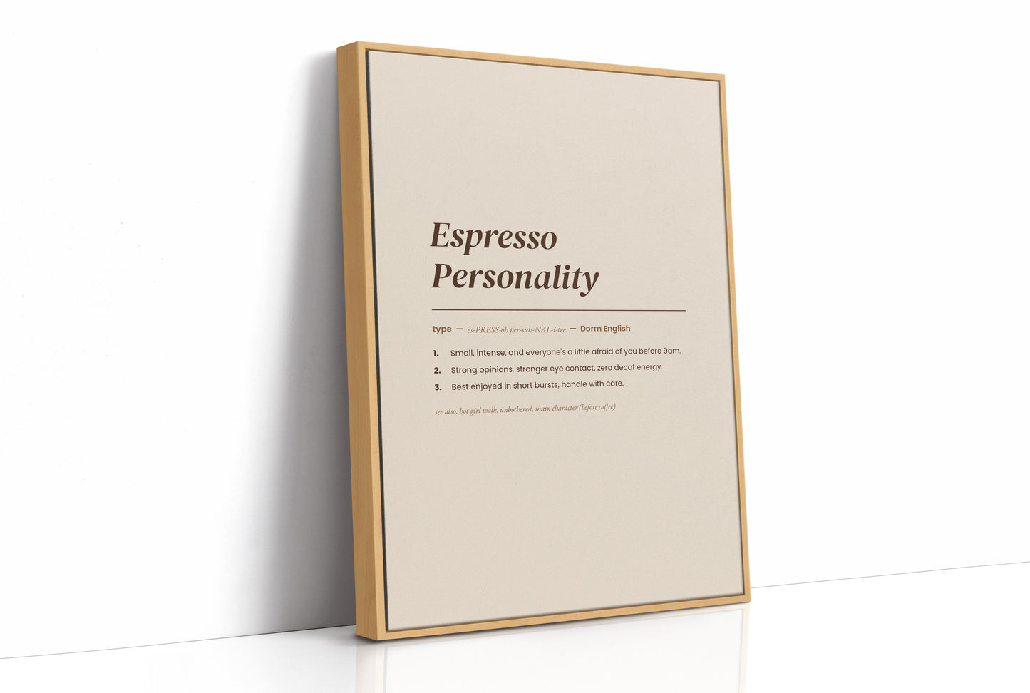 Espresso Personality