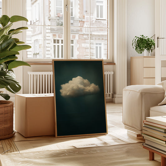 Solitary Cloud in Still Air