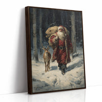 Forest Friends Share Winter's Magic