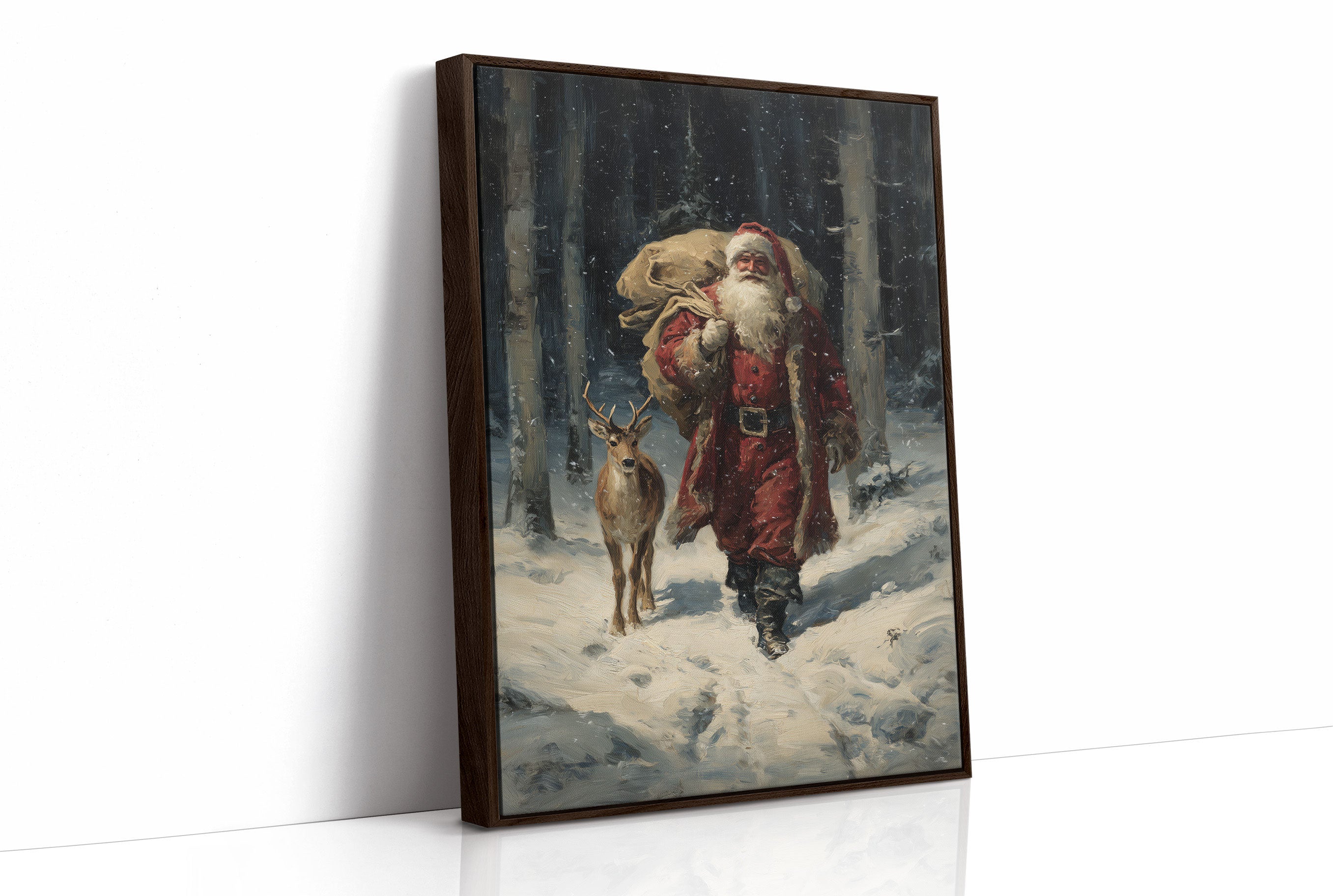 Forest Friends Share Winter's Magic
