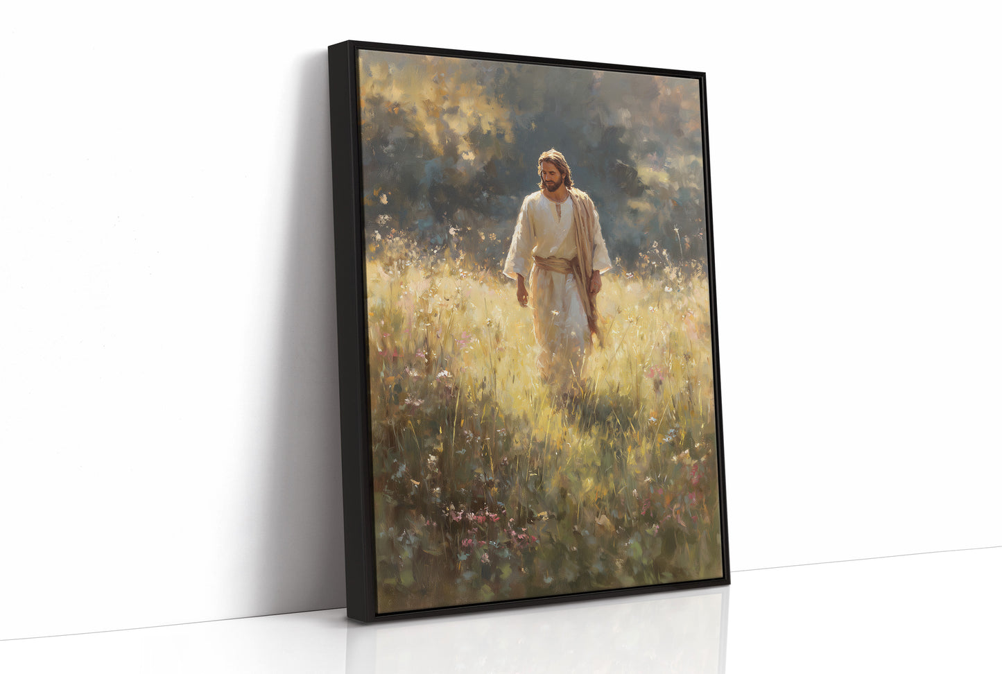Radiant Path Through Golden Meadow