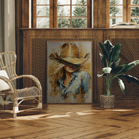 Golden Hour Cowgirl - Western Romance Portrait