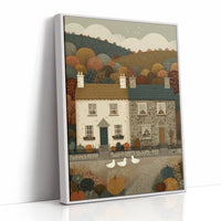 Autumn Cottages in the Rolling Hills