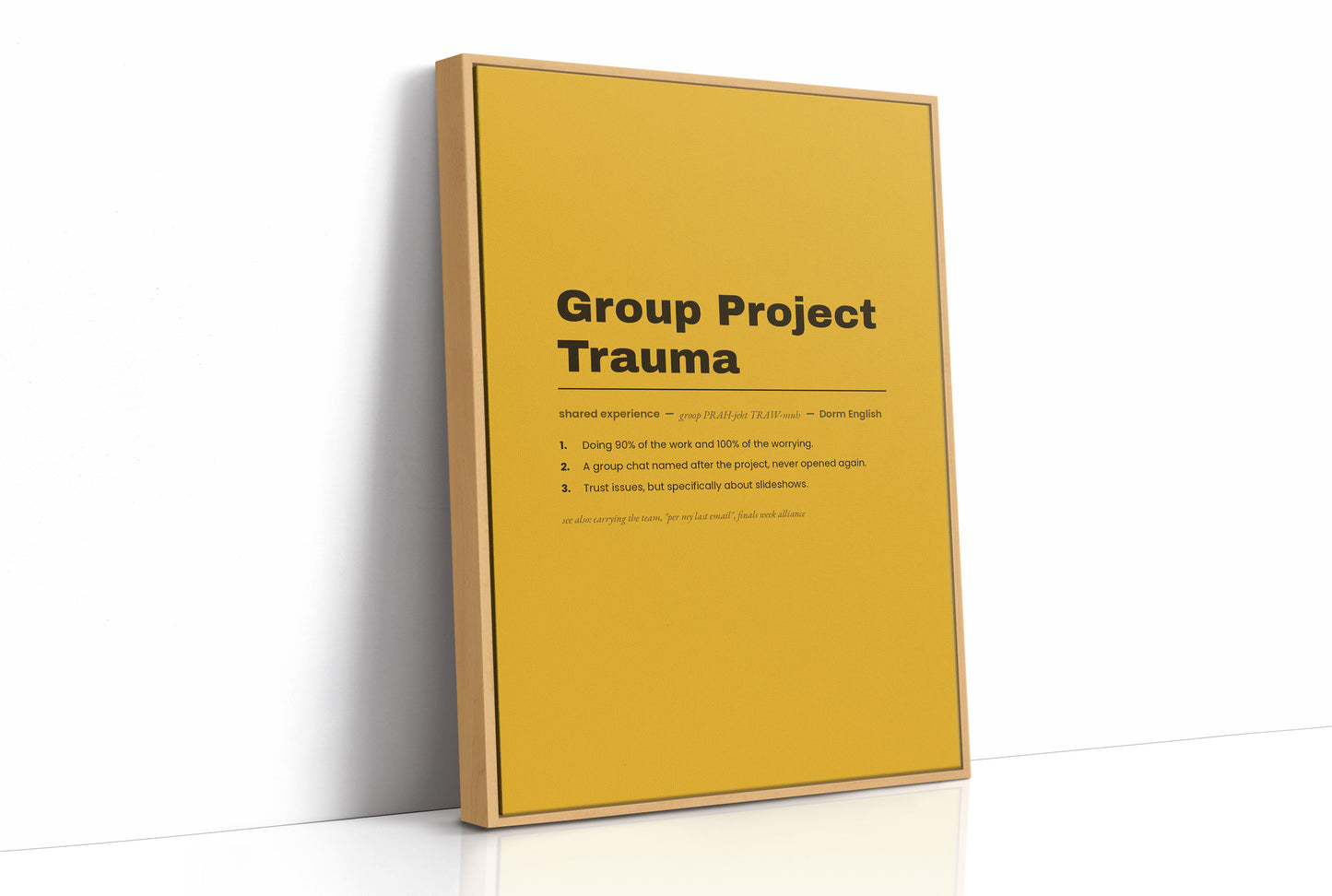 Group Project Trauma