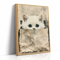 Peekaboo in Pale Fur