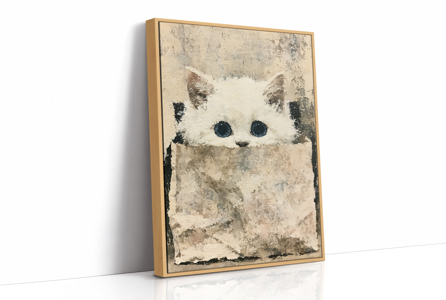 Peekaboo in Pale Fur
