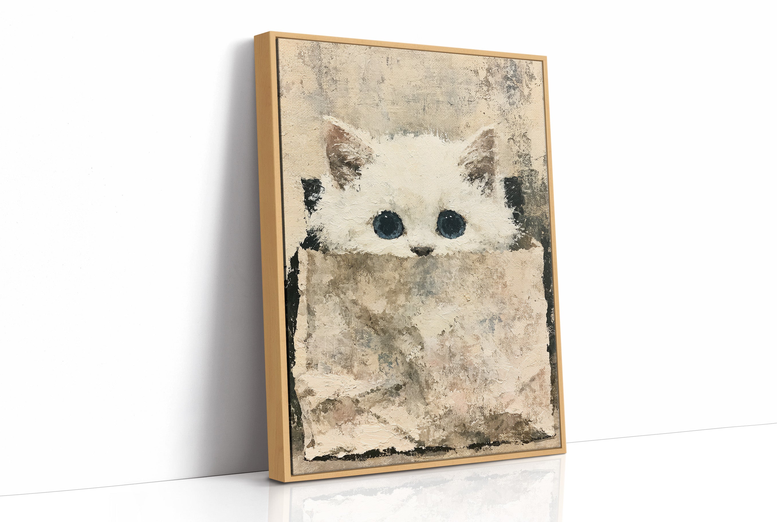 Peekaboo in Pale Fur