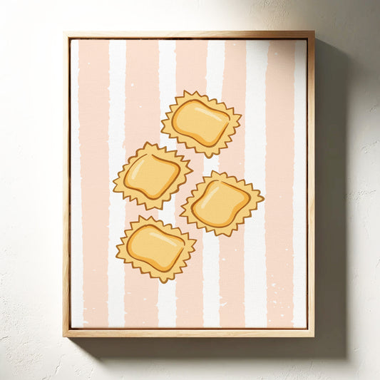 Ravioli Dances Through Blush Afternoon