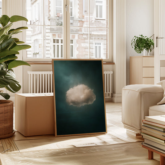 A Single Cloud in Emerald Light