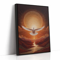 Divine Messenger Over Golden Canyon