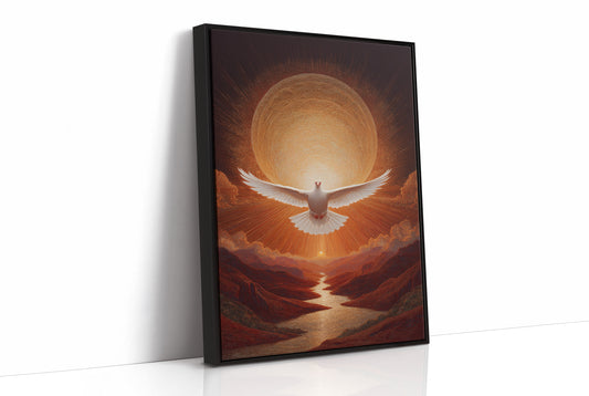 Divine Messenger Over Golden Canyon