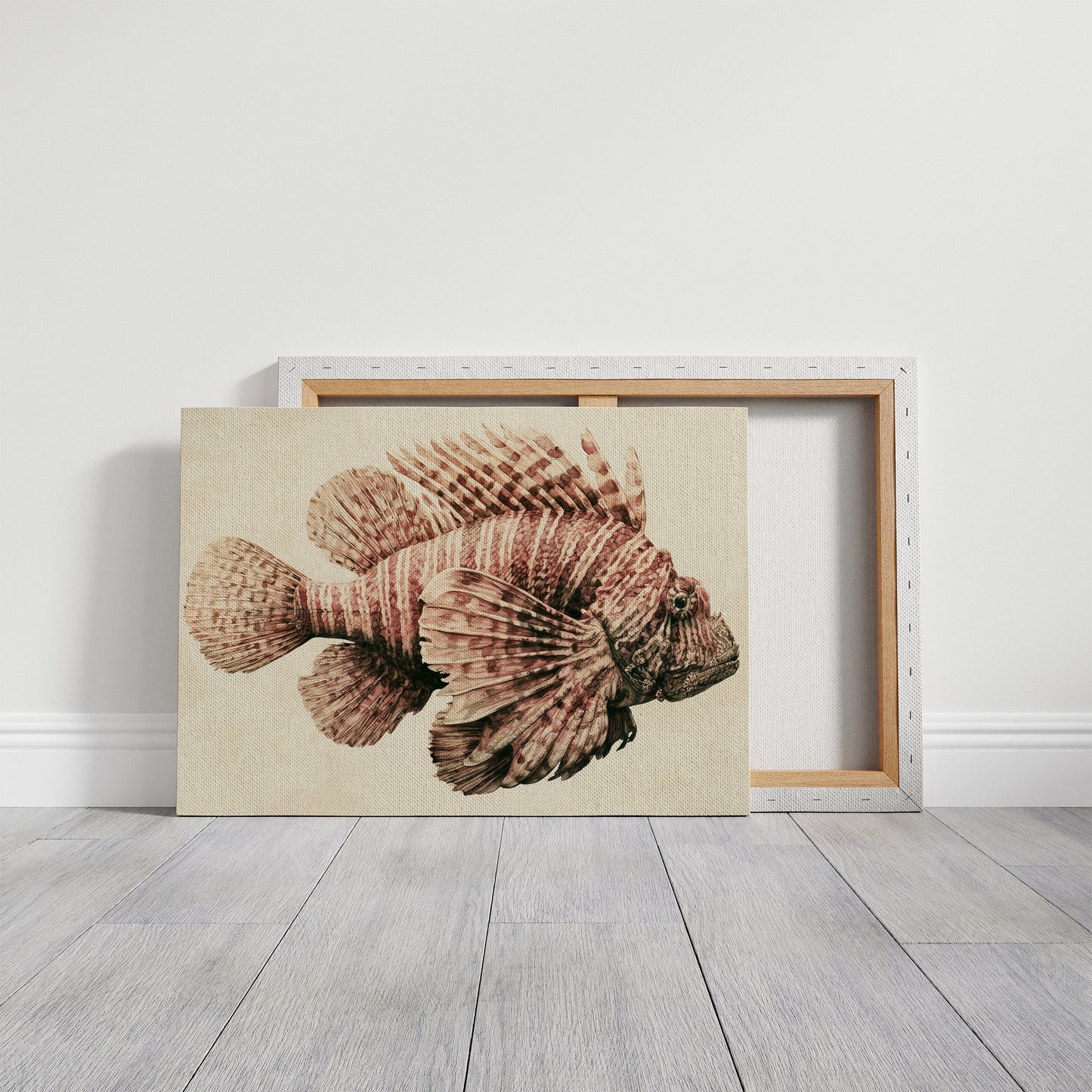 Lionfish in Antique Sepia