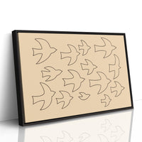 Minimalist Birds in Flight