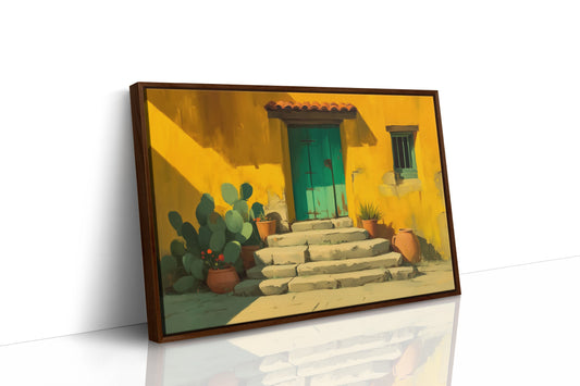 Cactus Guards The Turquoise Door