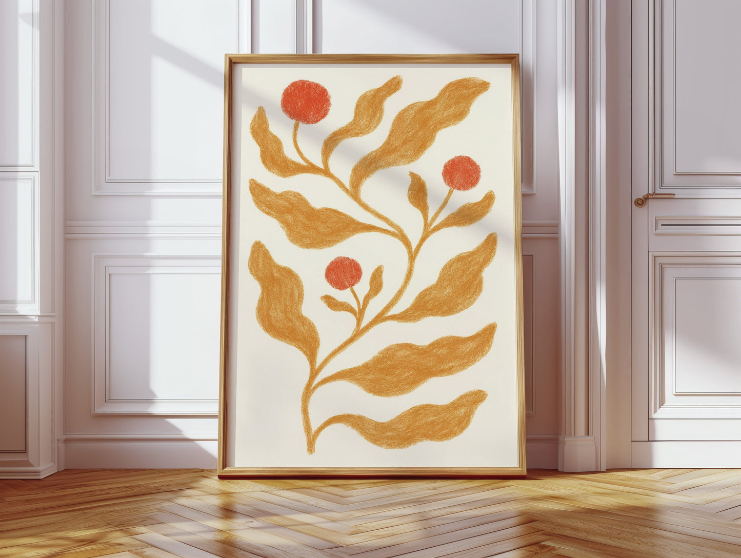 Golden Leaves Hold Coral Stories