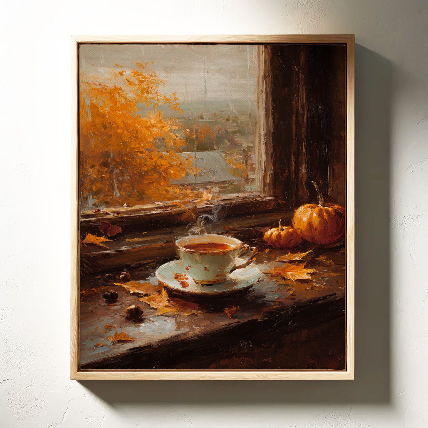Autumn Sips and Golden Leaves