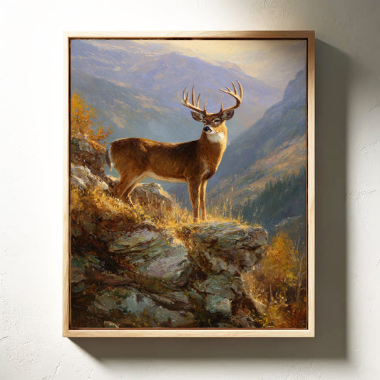 Autumn Light Crowns Mountain King