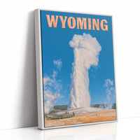 Old Faithful Eruption Wyoming