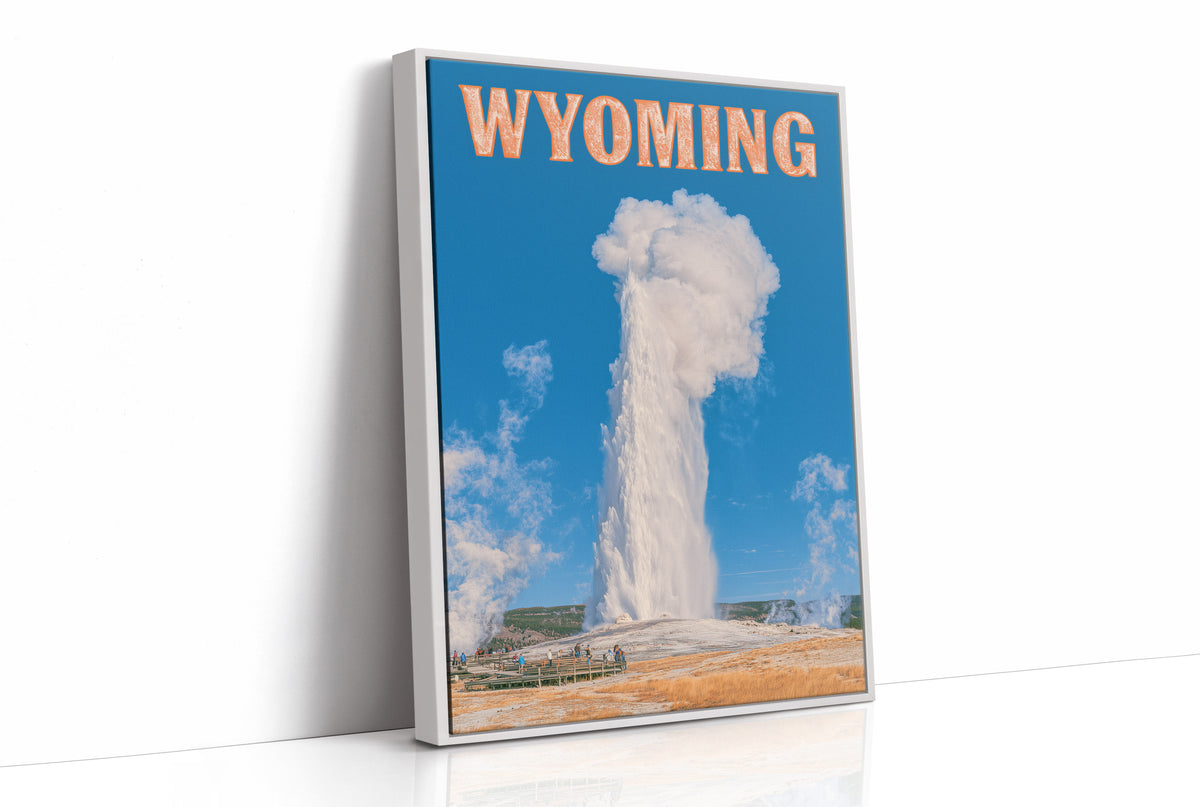 Old Faithful Eruption Wyoming