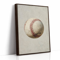 Vintage Baseball in Neutral Tones