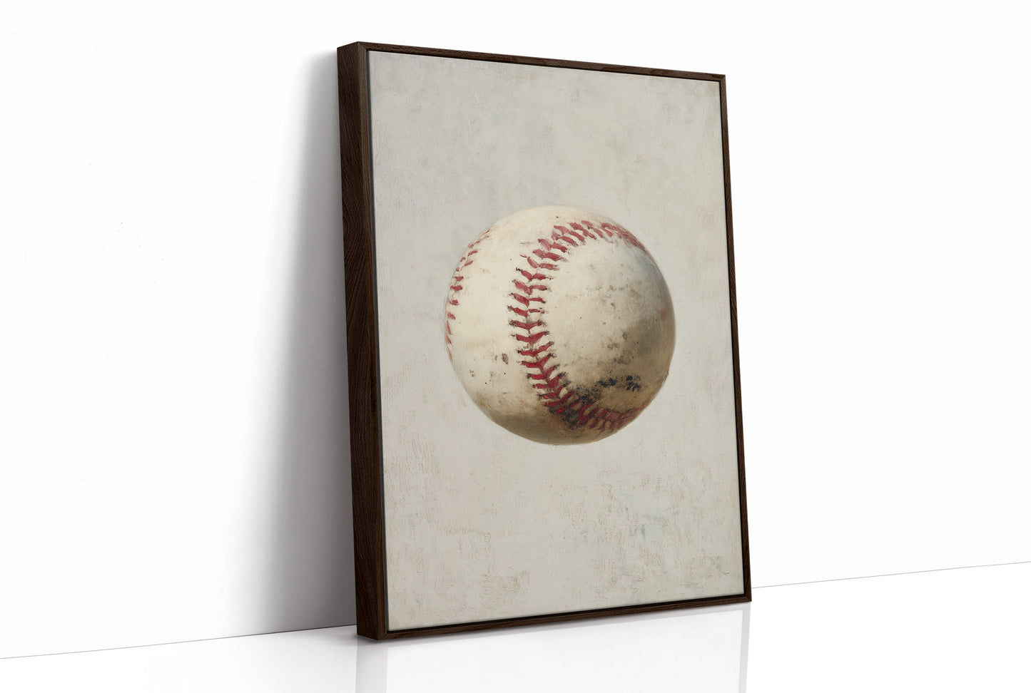 Vintage Baseball in Neutral Tones