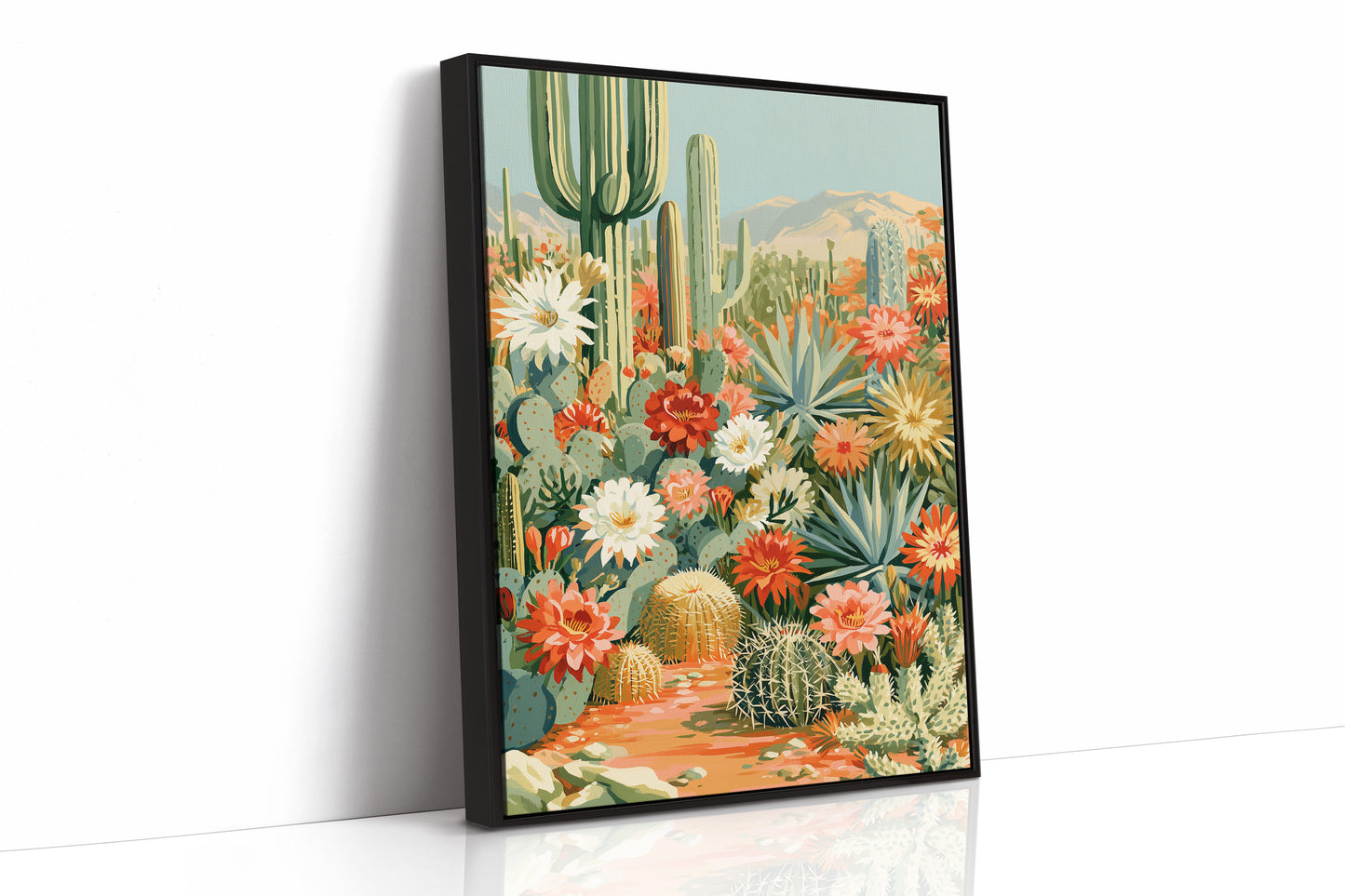 Desert Vista: Blooming Oasis