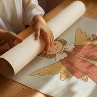 French Holiday Angel Brings Gifts