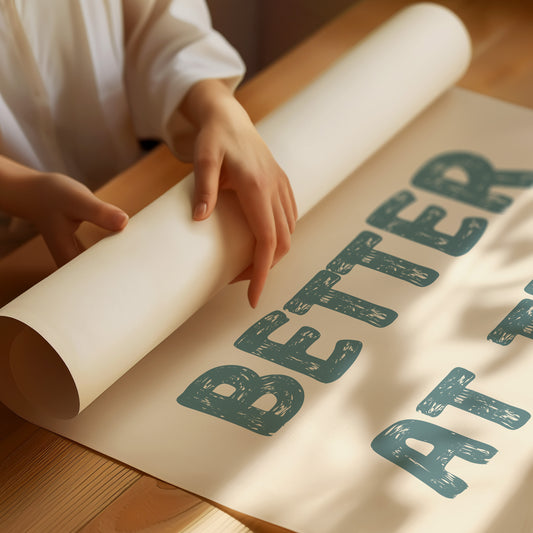 Coastal Wisdom in Teal Typography