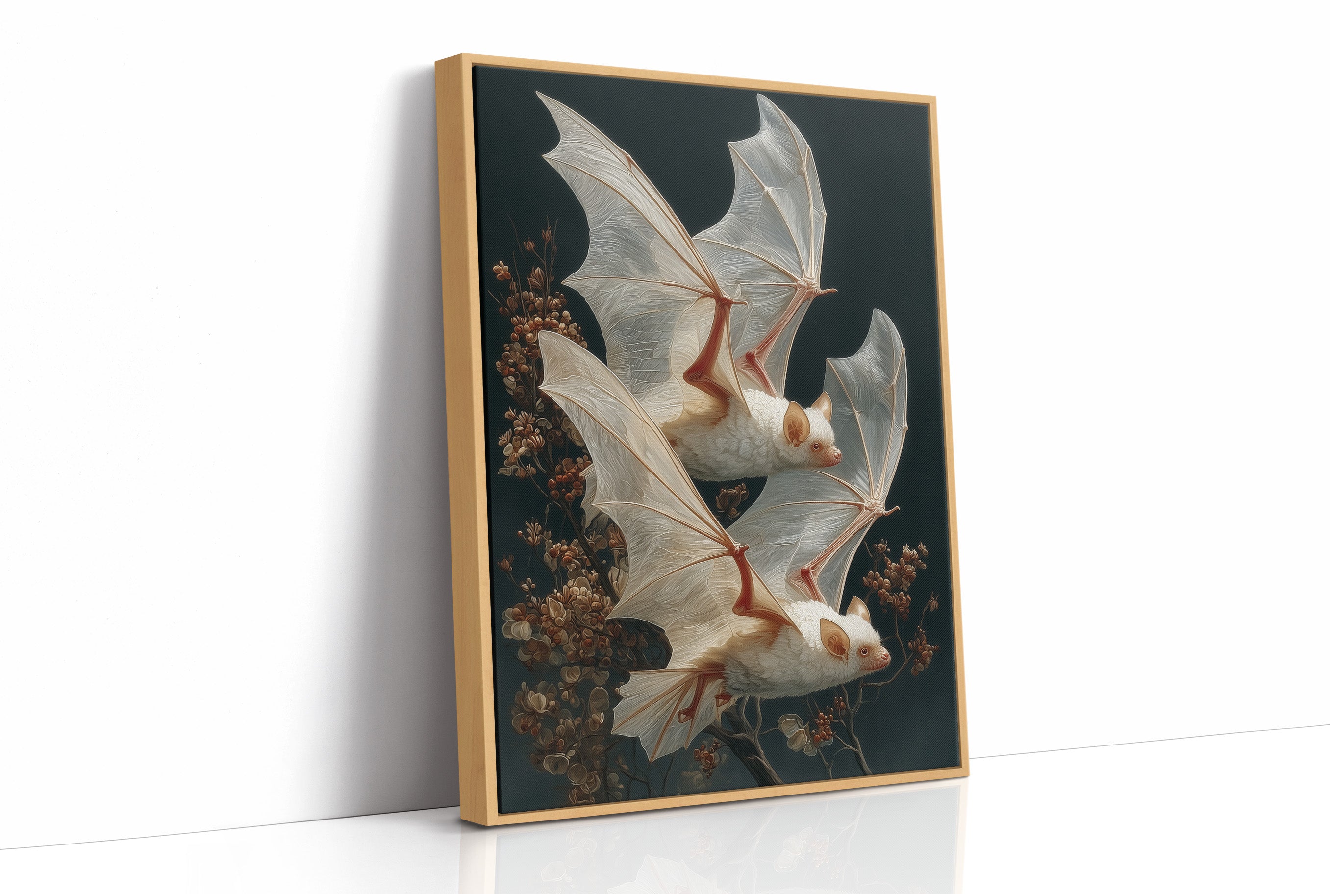 Ghost Wings at the Dried Branch