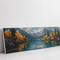 Autumn Reflections Beneath Alpine Peaks