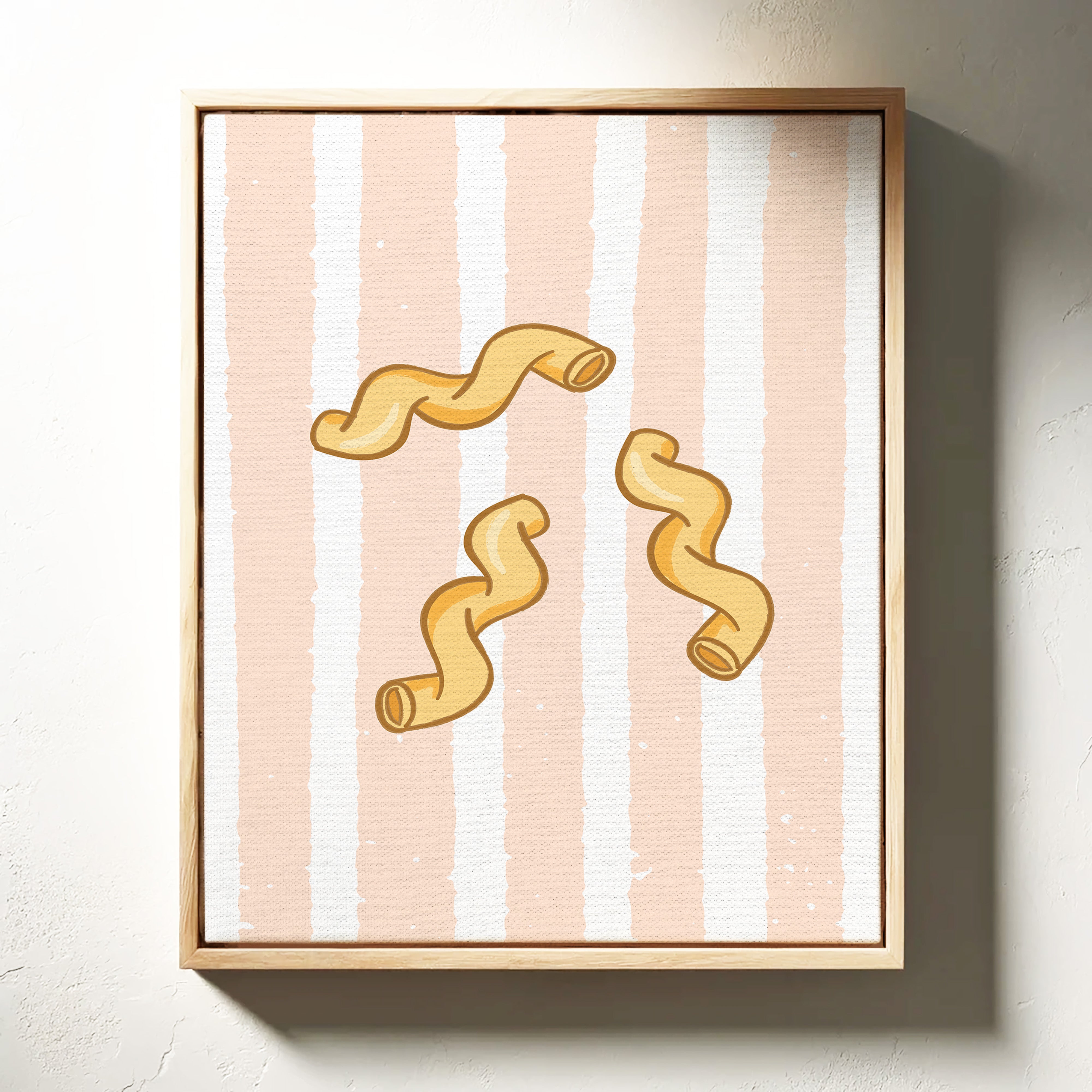 Pasta Dances Through Blush Stripes