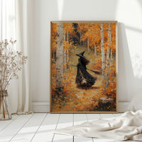 Through Golden Leaves She Dances