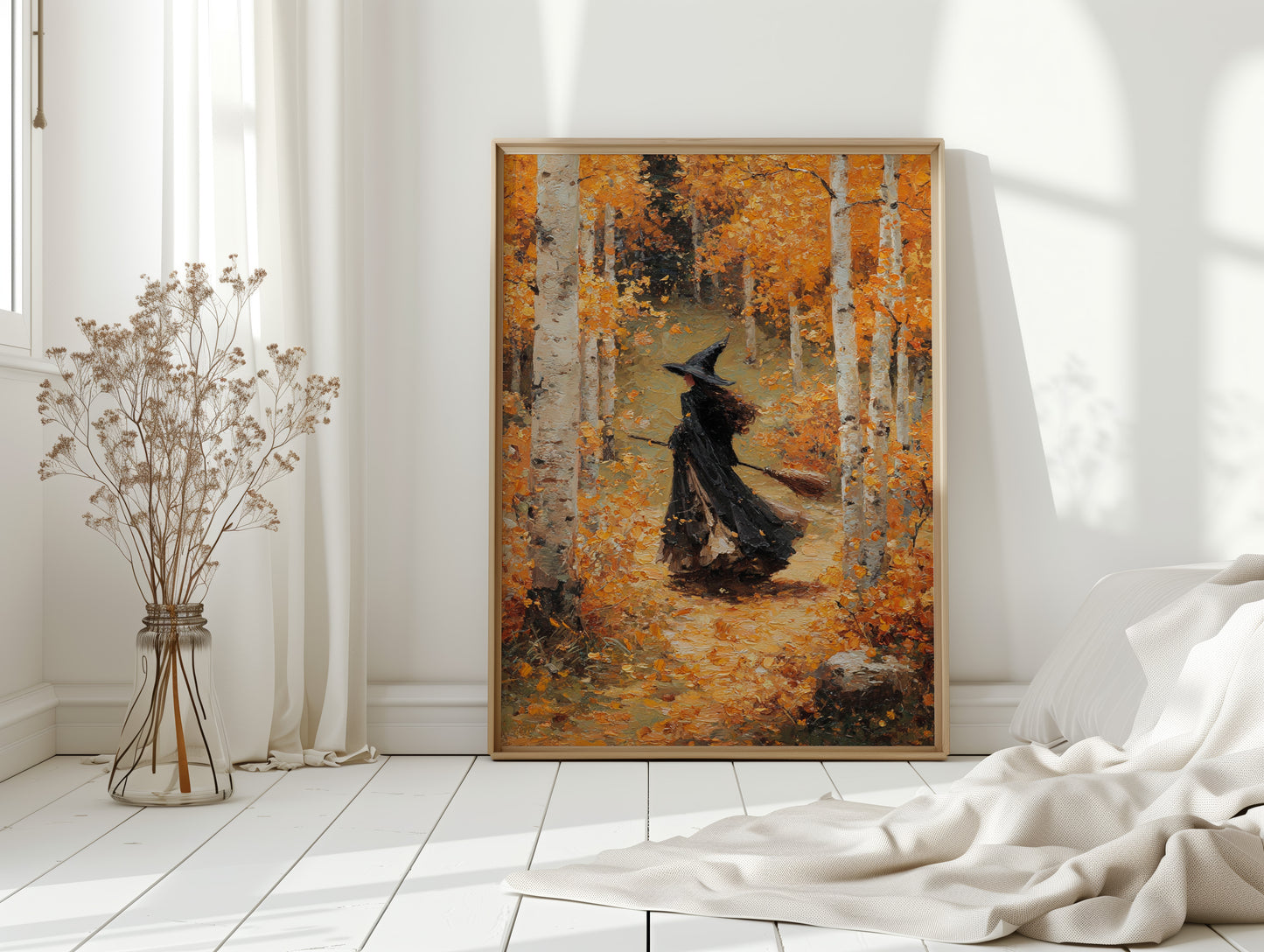 Through Golden Leaves She Dances