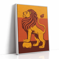 Regal Guardian in Amber Sunset