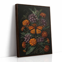 Monarch Among Marigolds: Dutch Master Study