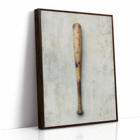 Weathered Wooden Baseball Bat