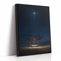 Celestial Guide Above Humble Cradle