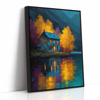 Light Still On at the Lake House