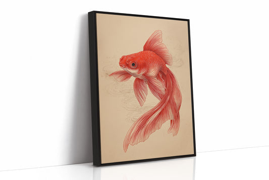 Red Fins Dance In Morning Light