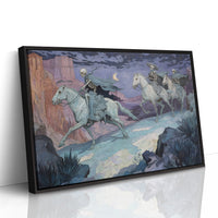 Pale Riders Cross Midnight Canyon
