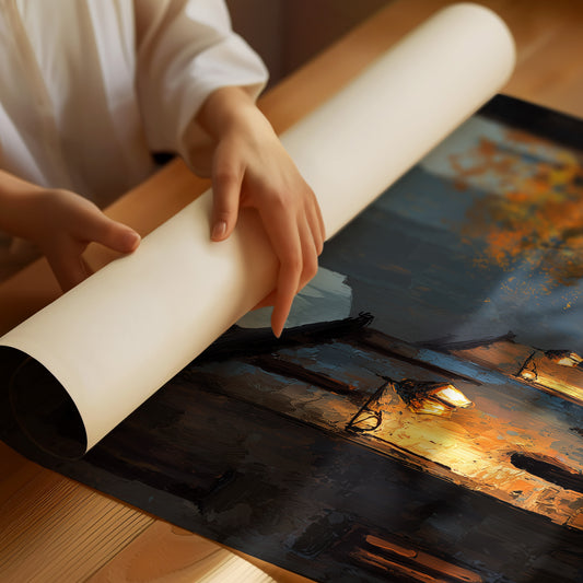 Autumn Glow Against Medieval Dusk