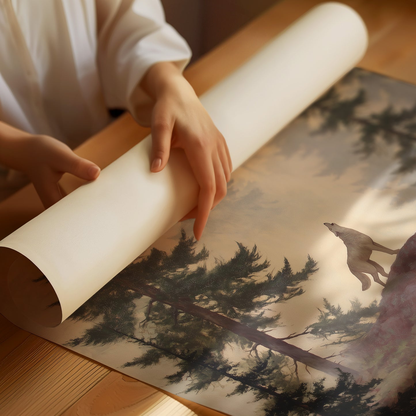 Lone Call Among Ancient Pines