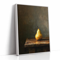 Solitary Pear In Golden Hour