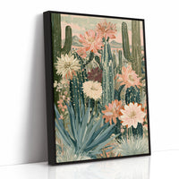 Desert Sunset: Pastel Botanical Bloom